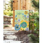 Whimsy Garden Garden Flag | Welcome, Floral, Garden, Flags