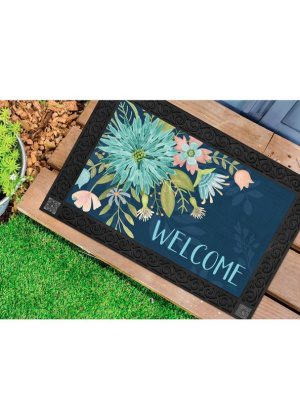 Floral Reflection Doormat | Decorative Doormats | MatMates