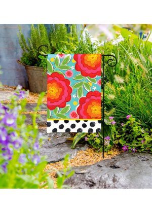 Happy Go Lucky Garden Flag | Floral, Spring, Yard, Garden, Flags