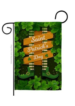 Leprechaun Legs Garden Flag | St. Patrick's Day, Garden, Flags