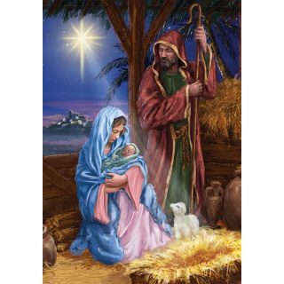 Mary and Joseph Flag | Christmas, Inspirational, Decorative, Flags