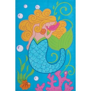 Mermaid Glitter Flag | Applique, Summer, Cool, Garden, Flags