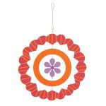 Orange and Fuchsia Mobile | Garden Décor | Outdoor Mobiles