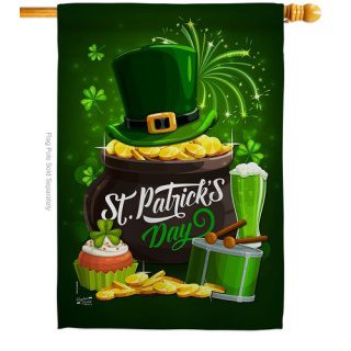 St. Patty Day House Flag | St. Patrick's Day, Yard, House, Flags