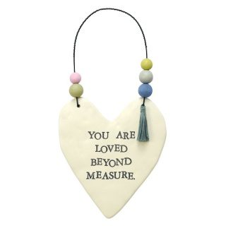 You Are Loved Hanging Heart | Gift Ideas | Ceramic Hearts