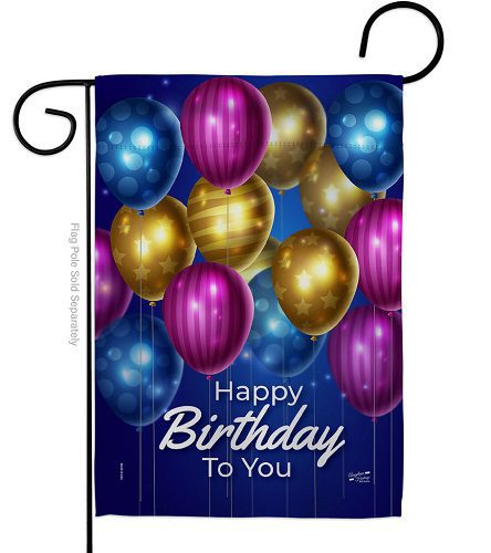 Brighten Birthday Garden Flag Brighten Birthday Garden Flag | Celebration, Birthday, Garden Flag