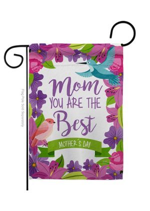 Mom Are Best Garden Flag | Mother's Day, Cool, Garden, Flags