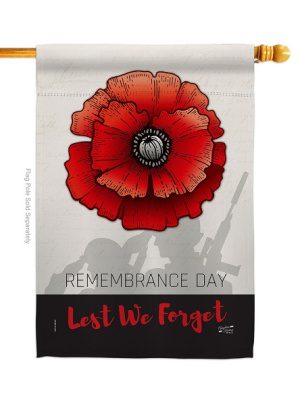 Remembrance Day House Flag | Patriotic, Double Sided, Flags