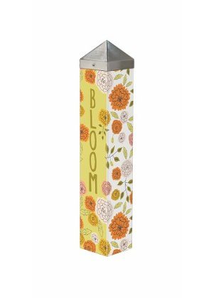 Sassy Flowers Art Pole | Art Poles | Yard Poles | Peace Poles