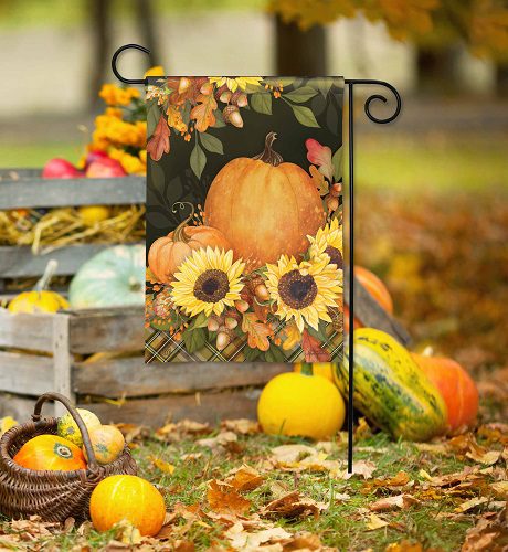 Abundant Autumn Garden Flag | Garden, Fall, Floral, Yard, Flags