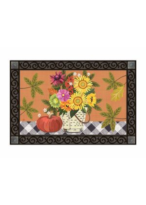 Autumn Basket Doormat | MatMates | Decorative Doormats