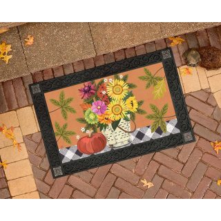 Autumn Basket Doormat | MatMates | Decorative Doormats