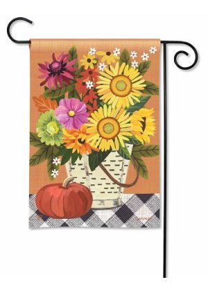 Autumn Basket Garden Flag | Fall, Floral, Yard, Garden, Flags