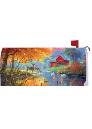 Autumn Wildlife Mailbox Cover | Mailbox Covers | Mail Wraps