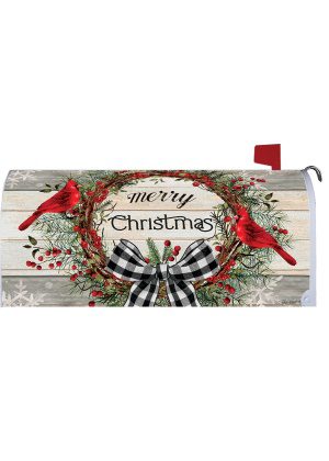 Berry Wreath Mailbox Cover | Christmas, Mailbox, Covers, Wraps