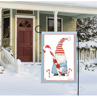 Candy Cane Gnome Garden Flag | Christmas, Yard, Garden, Flags