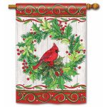 Cardinal Joy House Flag | Christmas, Cool, Outdoor, House, Flags