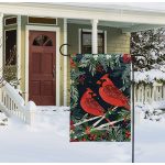 Cardinals and Berries Garden Flag | Winter, Bird, Garden, Flags