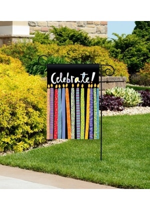 Celebrate Garden Flag | Birthday, Celebrate, Yard, Garden, Flags