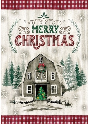 Christmas Barn Flag | Christmas, Decorative, Lawn, Cool, Flags