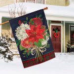 Christmas Bouquet House Flag | Christmas, Outdoor, House, Fla
