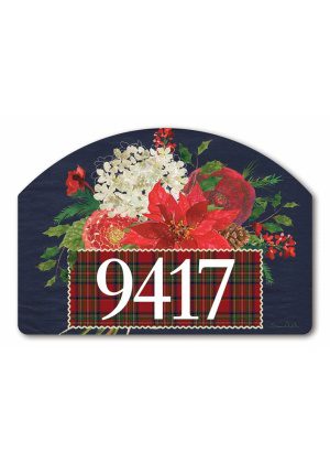 Christmas Bouquet Yard Sign | Address Plaques | Yard Signs