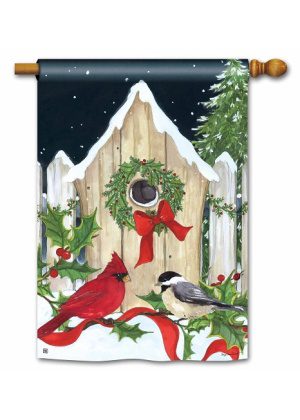 Christmas Cottage House Flag | Christmas, Outdoor, House, Flags