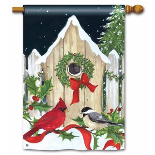 Christmas Cottage House Flag | Christmas, Outdoor, House, Flags