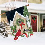 Christmas Cottage House Flag | Christmas, Outdoor, House, Flags