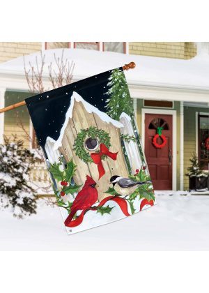 Christmas Cottage House Flag | Christmas, Outdoor, House, Flags