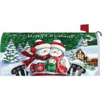 Cocoa Couple Mailbox Cover | Mailbox Covers | Mailbox Wraps