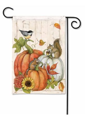 Critter Sitters Garden Flag | Fall, Floral, Bird, Yard, Garden, Flags