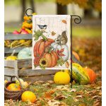 Critter Sitters Garden Flag | Fall, Floral, Bird, Yard, Garden, Flags