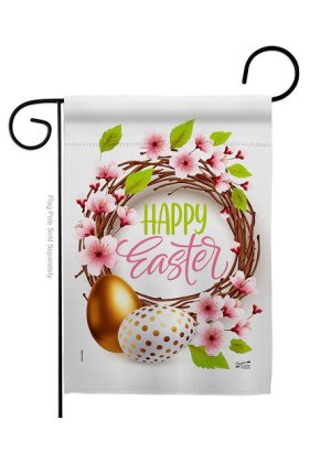 Easter Wreath Garden Flag | Easter, Two Sided, Garden, Flags