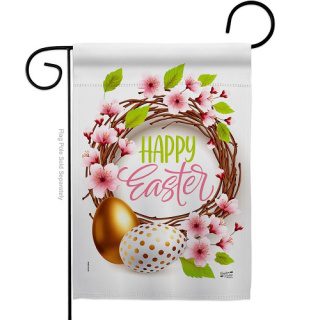 Easter Wreath Garden Flag | Easter, Two Sided, Garden, Flags