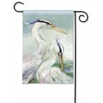 Egrets Garden Flag | Spring, Summer, Bird, Beach, Garden, Flags