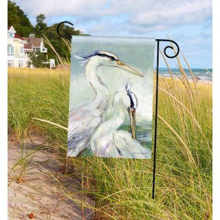 Egrets Garden Flag | Spring, Summer, Bird, Beach, Garden, Flags