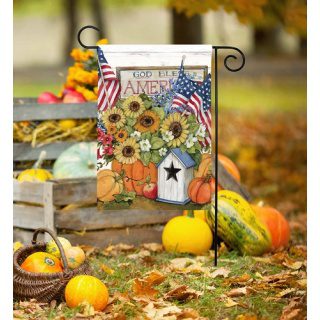 Fall Flags Garden Flag | Fall, Patriotic, Decorative, Garden, Flags