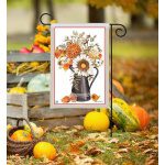 Fall Vase Garden Flag | Fall, Floral, Decorative, Yard, Garden, Flag