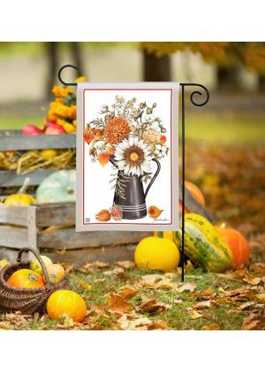 Fall Vase Garden Flag | Fall, Floral, Decorative, Yard, Garden, Flag