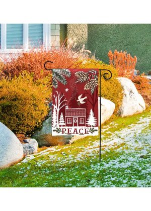 Frosted Pines Garden Flag | Christmas, Decorative, Garden, Flags