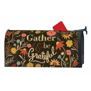 Gather and Be Grateful Mailbox Cover | Mail Wraps | Mailbox Cover