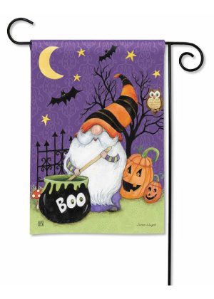 Halloween Gnome Garden Flag | Halloween, Yard, Garden, Flags