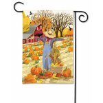 Harvest Scarecrow Garden Flag | Fall, Decorative, Garden, Flags
