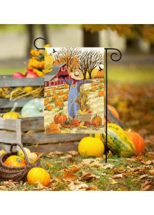 Harvest Scarecrow Garden Flag | Fall, Decorative, Garden, Flags