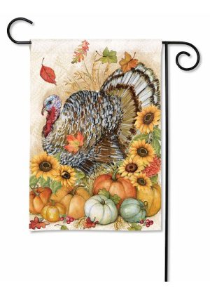 Harvest Turkey Garden Flag | Fall, Thanksgiving, Garden, Flags