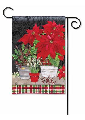 Holiday Gathering Garden Flag | Christmas, Floral, Garden, Flags