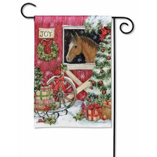 Horse For Christmas Garden Flag | Christmas, Cool, Garden, Flags