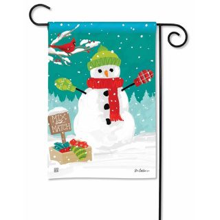 Mix and Match Garden Flag | Winter, Bird, Snowman, Garden, Flag
