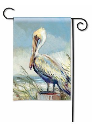 Pelican Island Garden Flag | Summer, Bird, Beach, Garden, Flags